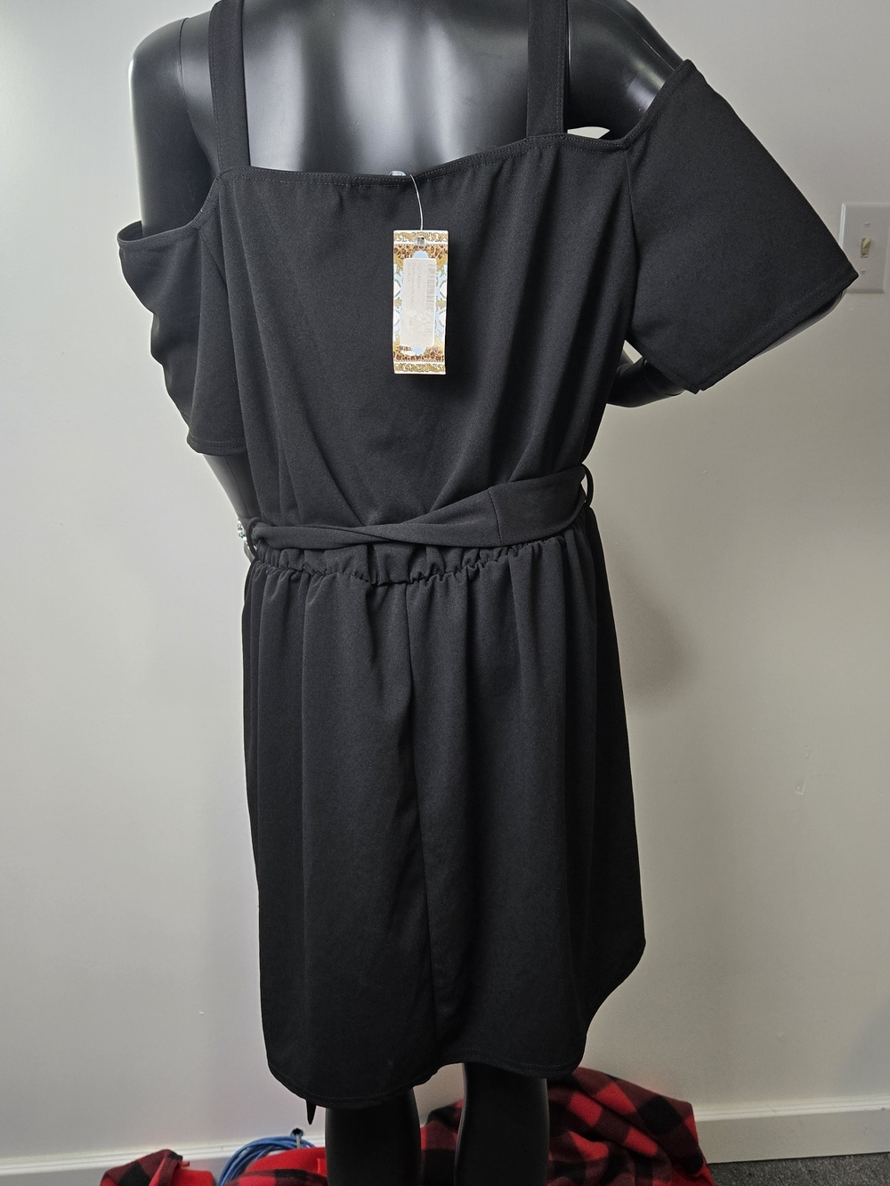 Boohoo Plus Black - Ruffle Dress - Picture 7 of 12
